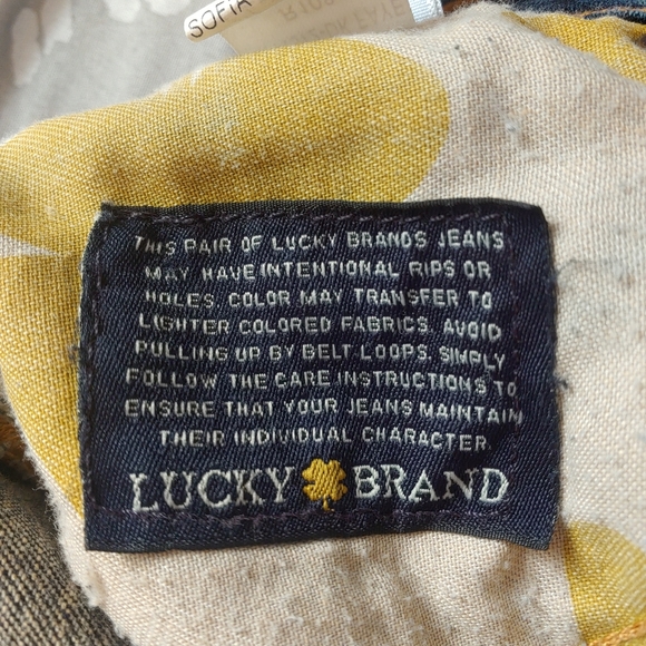 (2 for $20) Lucky Brand Sofia Skinny blue jeans, size 25/0 (fit large) - Picture 11 of 12